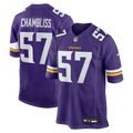 Minnesota Vikings Chaz Chambliss Nike Team Game Jersey - Purple