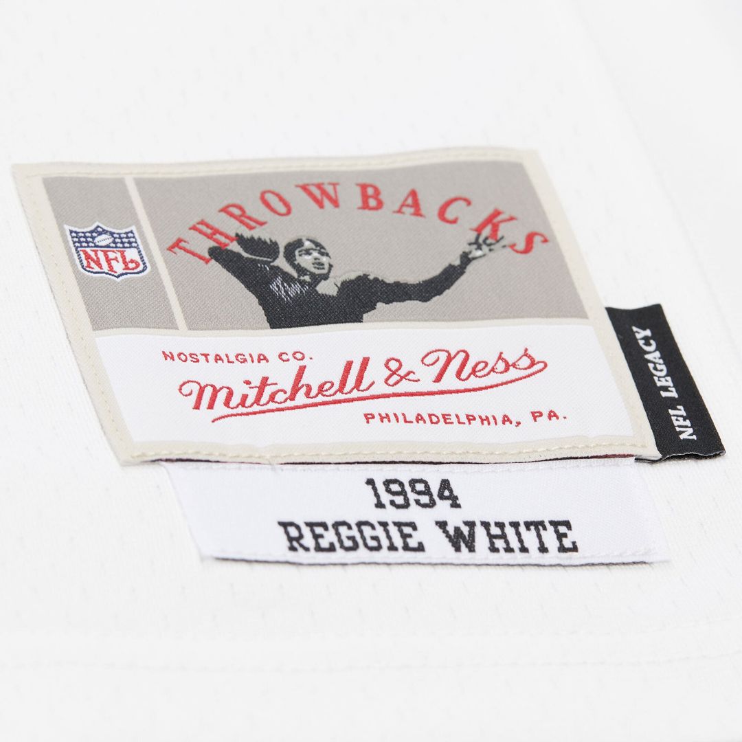 Green Bay Packers Reggie White Mitchell & Ness 1994 Legacy Replica Jersey - White
