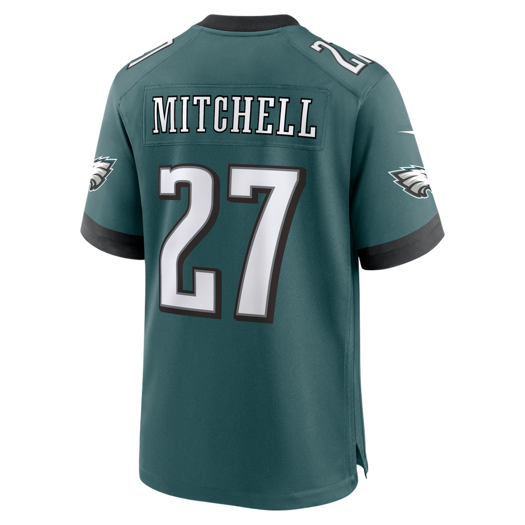 Philadelphia Eagles Quinyon Mitchell Nike Team Game Jersey - Midnight Green
