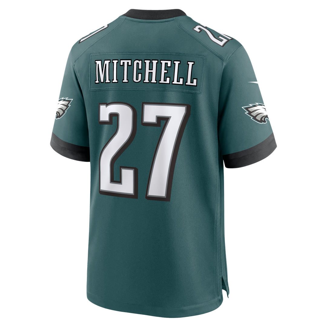 Philadelphia Eagles Quinyon Mitchell Nike Team Game Jersey - Midnight Green