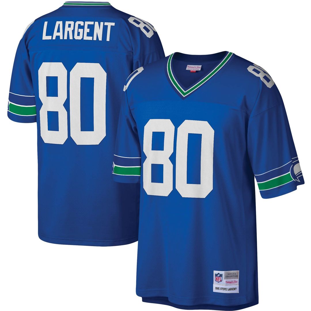 Seattle Seahawks Steve Largent Mitchell & Ness Legacy Replica Jersey - Royal