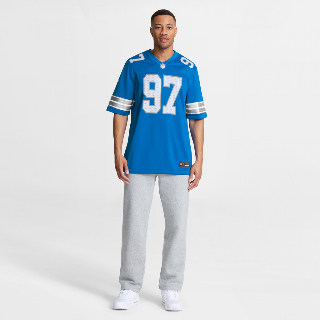 Detroit Lions Aidan Hutchinson Nike Game Jersey - Blue