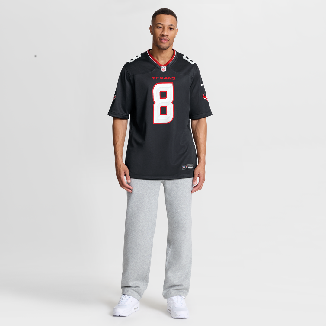 Houston Texans Cade Stover Nike Team Game Jersey - Navy