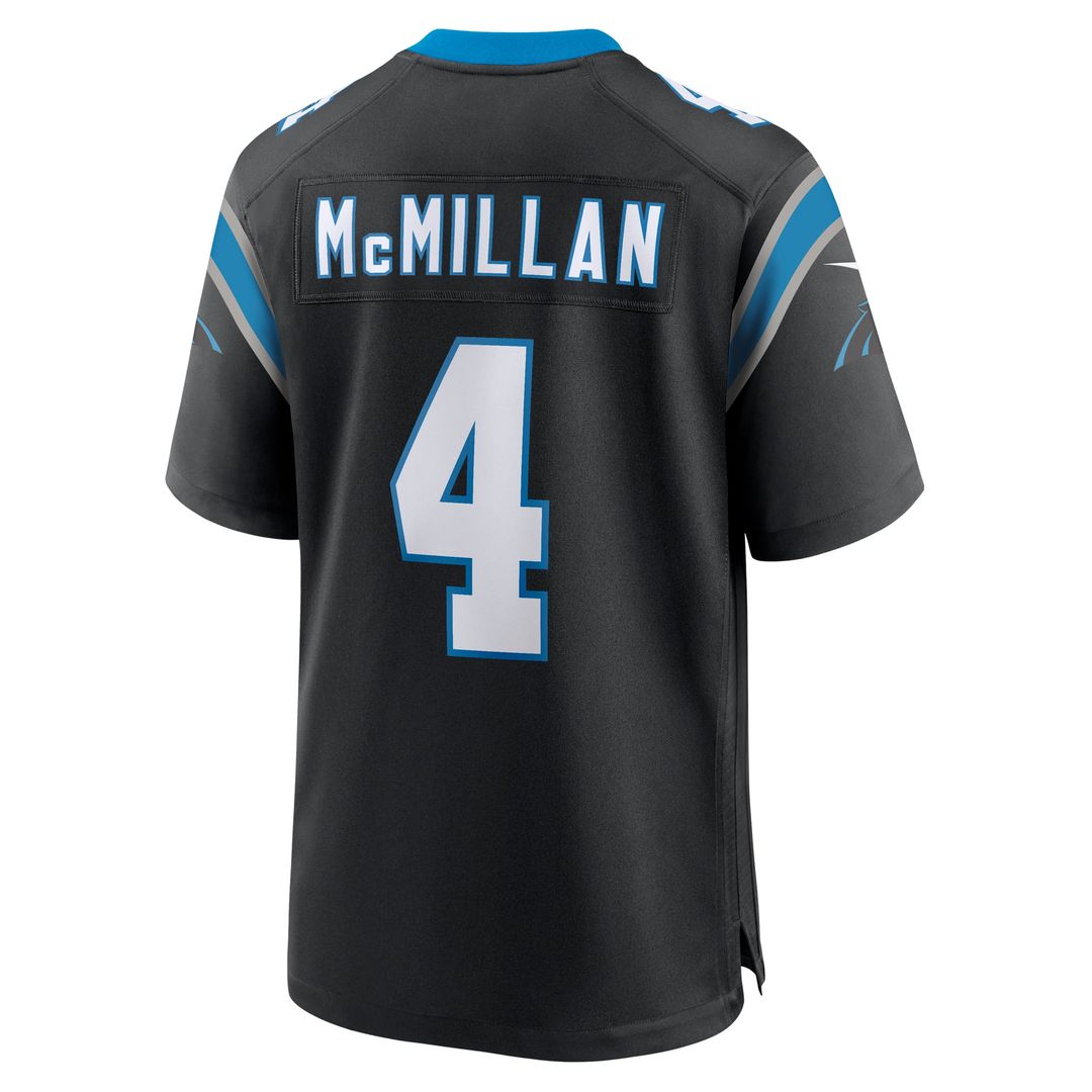 Carolina Panthers Tetairoa McMillan Nike Team Game Jersey - Black