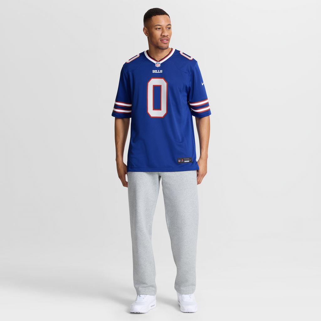Buffalo Bills Keon Coleman Nike Nickel City Game Jersey - Gray