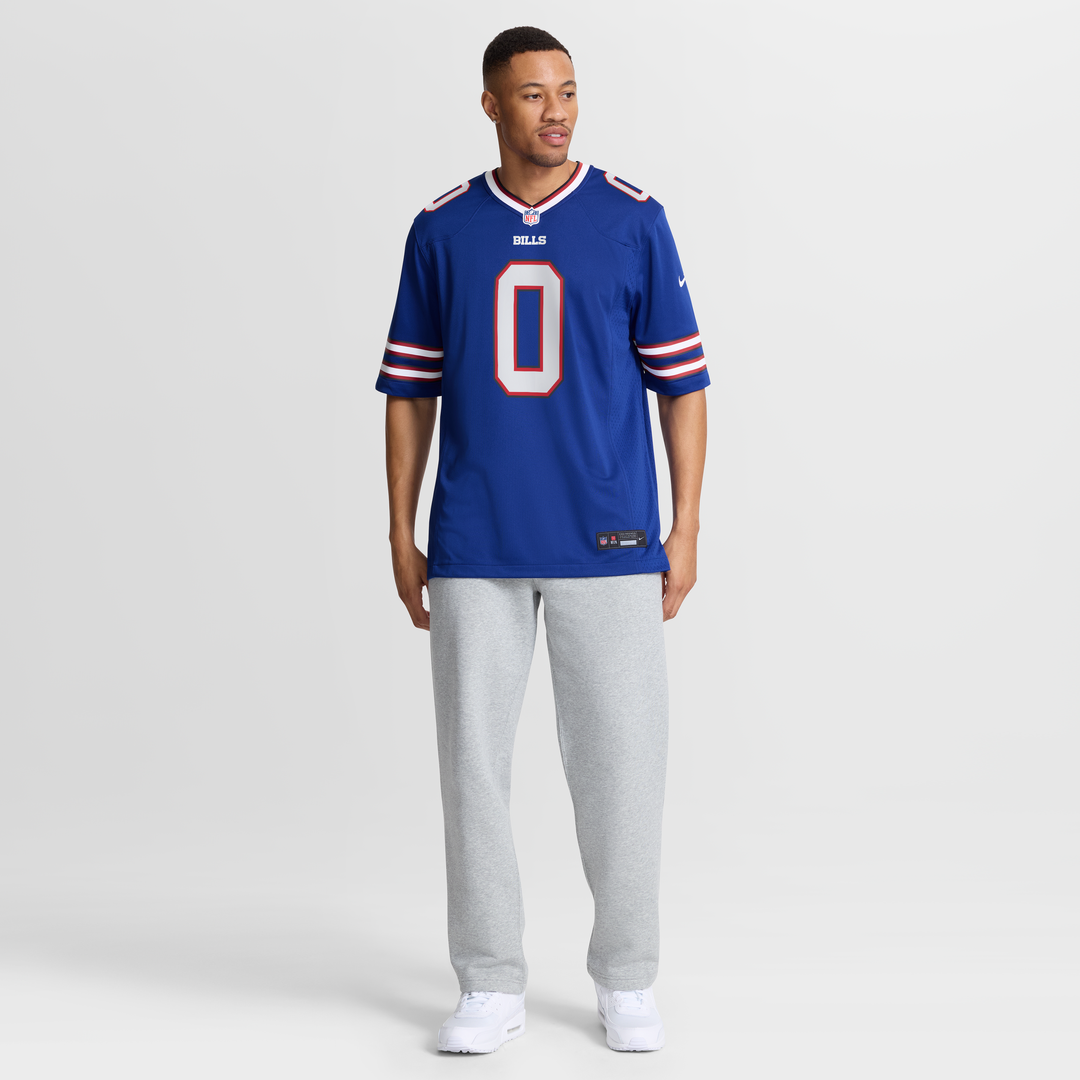 Buffalo Bills Keon Coleman Nike Nickel City Game Jersey - Gray