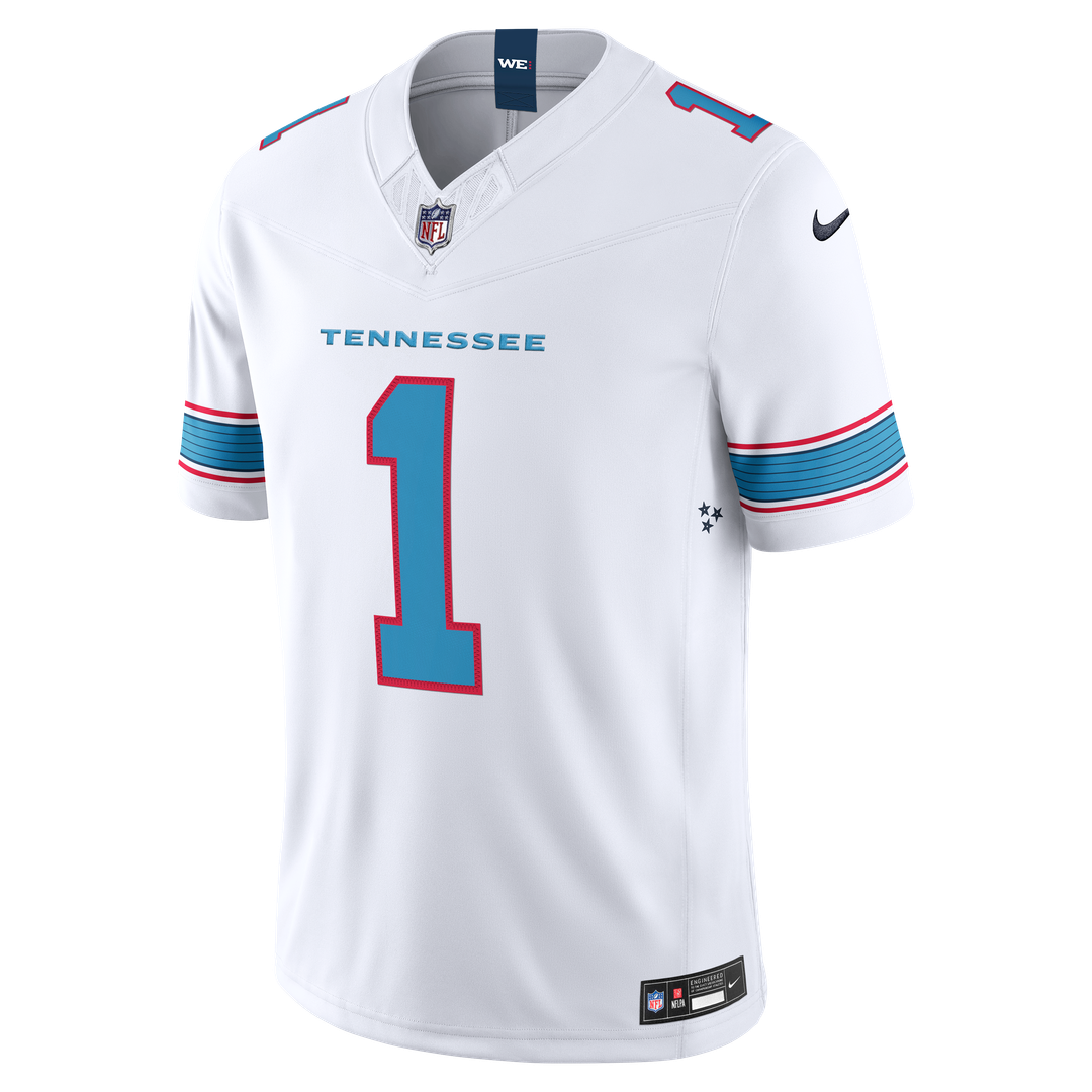 Tennessee Titans Cameron Ward Nike Team Vapor F.U.S.E. Stitched Limited Jersey - Light Blue