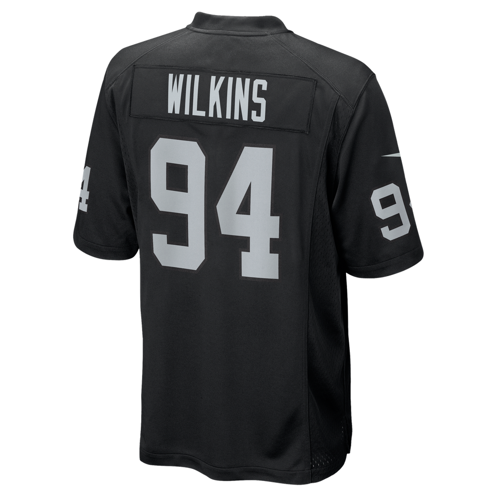 Las Vegas Raiders Christian Wilkins Nike Team Game Jersey - Black