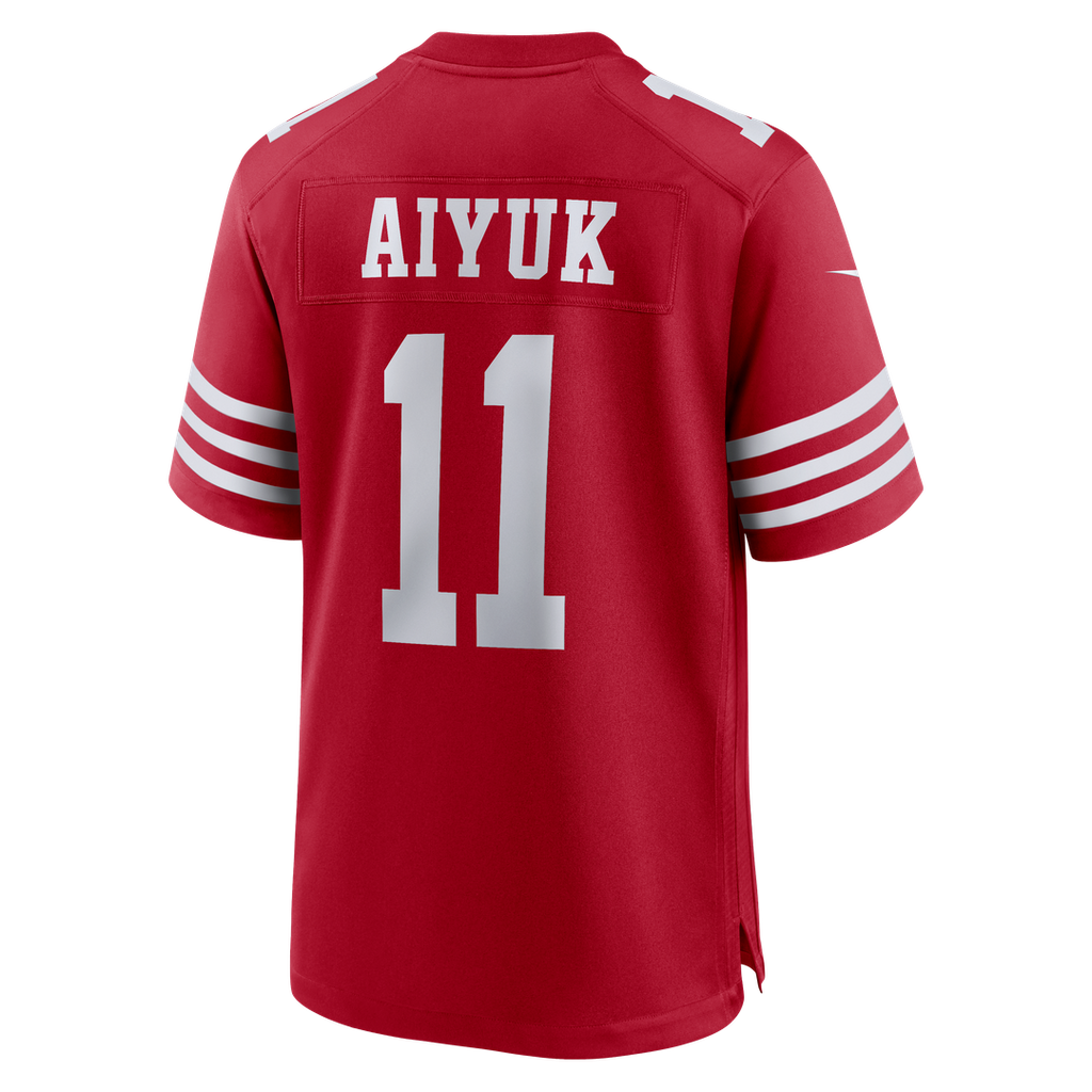 San Francisco 49ers Brandon Aiyuk Nike Team Player Game Jersey - Scarlet