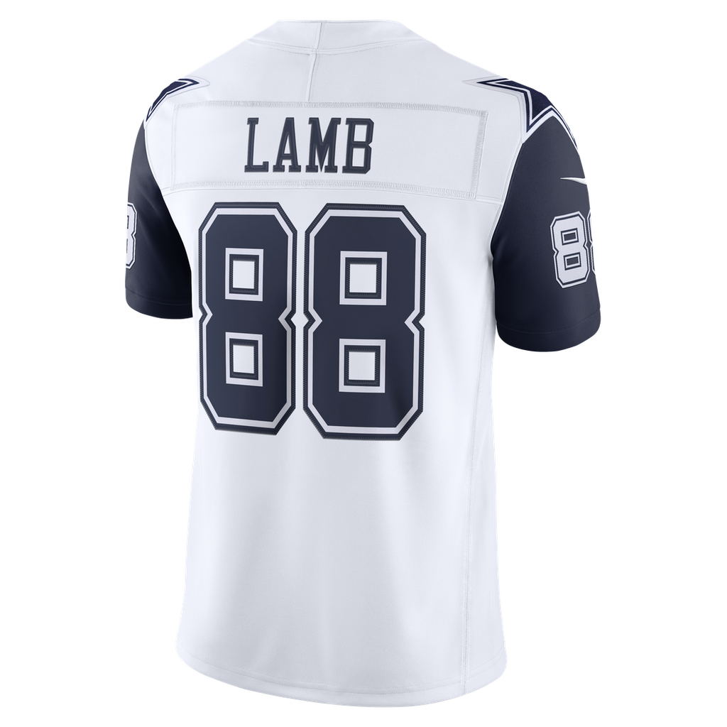 Dallas Cowboys CeeDee Lamb Nike Alternate Vapor F.U.S.E. Stitched Limited Jersey - White