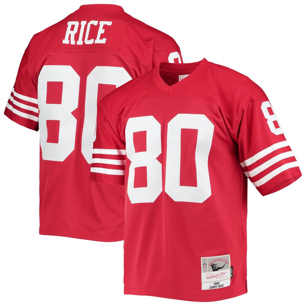 San Francisco 49ers Jerry Rice Mitchell & Ness Legacy Replica Jersey - Scarlet