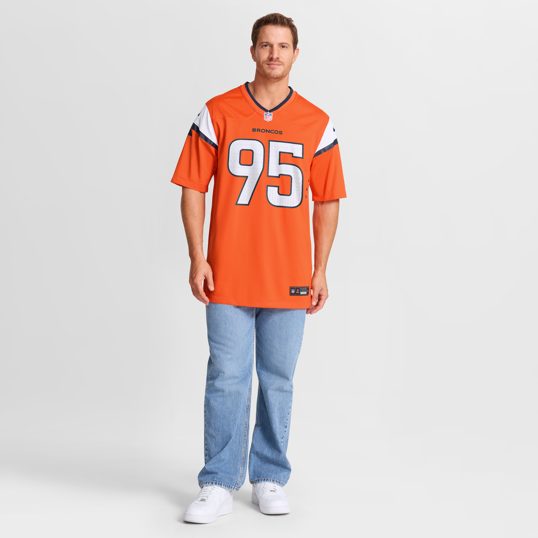 Denver Broncos Sai'vion Jones Nike Team Game Jersey - Orange
