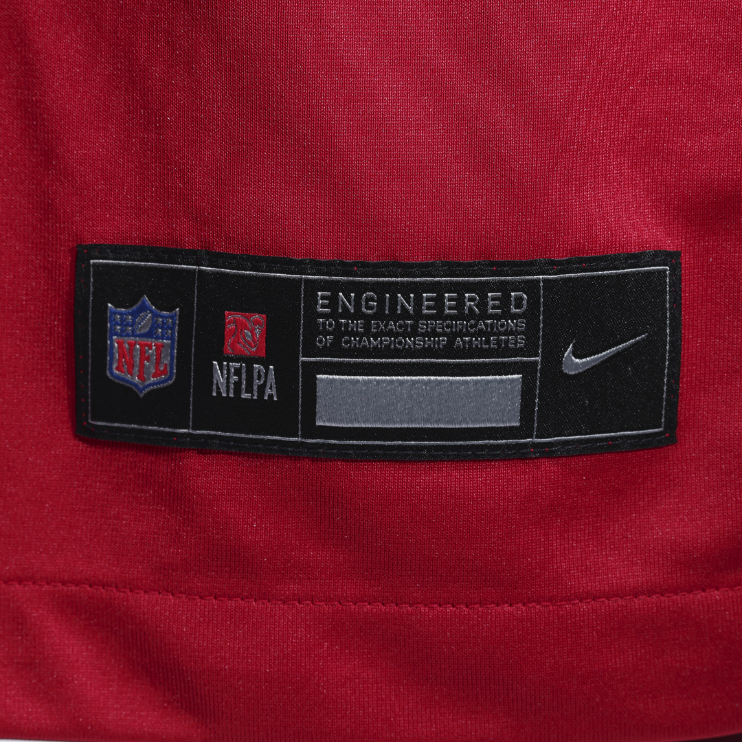 San Francisco 49ers Jon Weeks Nike Team Game Jersey - Scarlet