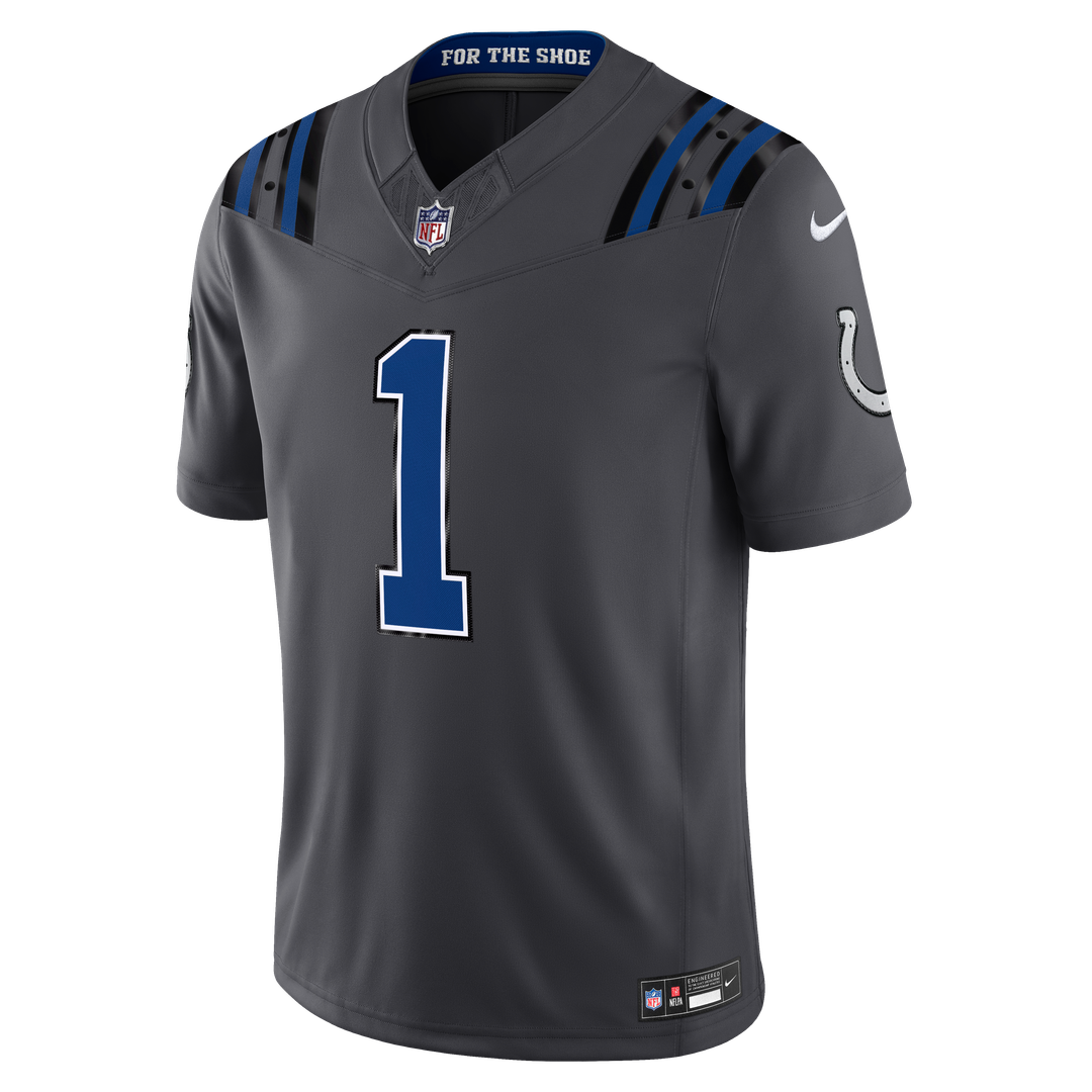 Indianapolis Colts Ahmad Sauce Gardner Nike 2026 Rivalries Collection Stitched Limited Jersey - Anthracite