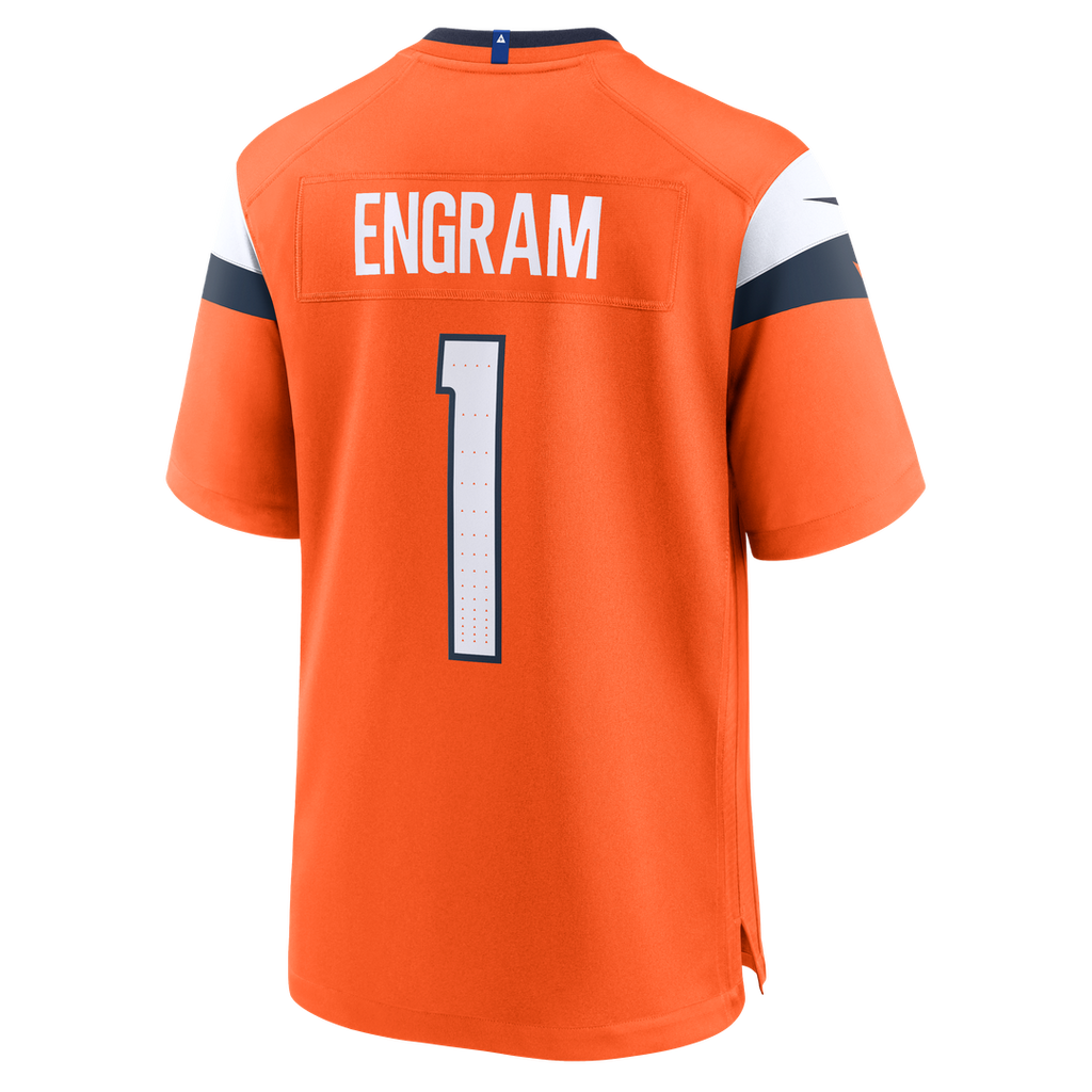 Denver Broncos Evan Engram Nike Team Game Jersey - Orange