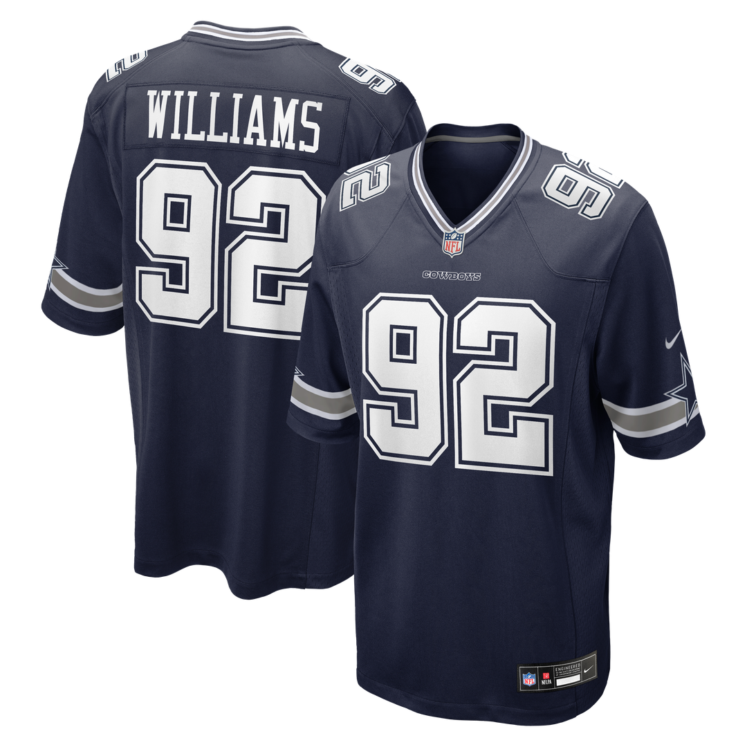 Dallas Cowboys Quinnen Williams Nike Team Game Jersey - Navy