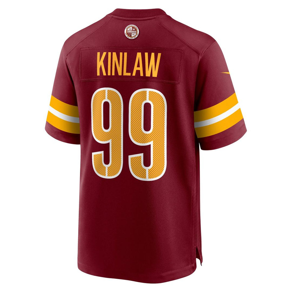 Washington Commanders Javon Kinlaw Nike Team Game Jersey - Burgundy
