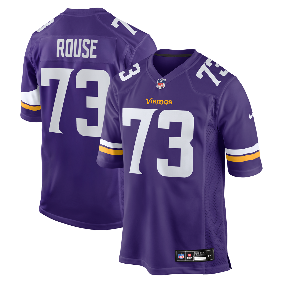 Minnesota Vikings Walter Rouse Nike Team Game Jersey - Purple