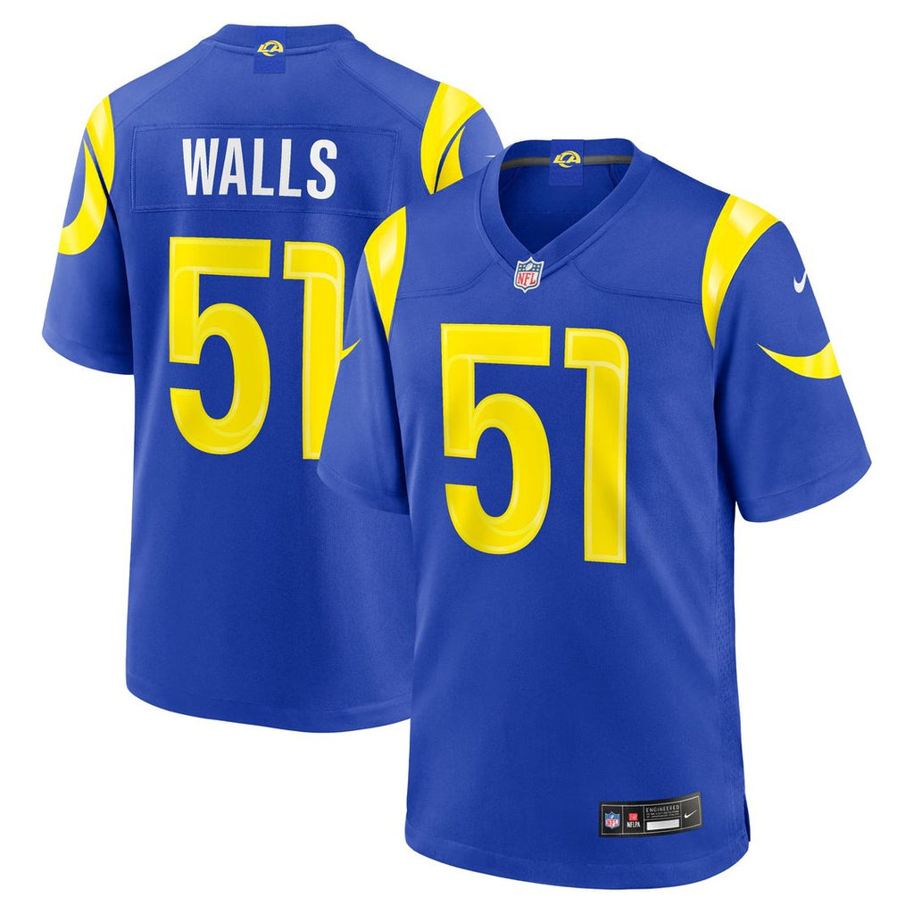 Los Angeles Rams Eddie Walls III Nike Game Jersey - Royal