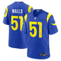 Los Angeles Rams Eddie Walls III Nike Game Jersey - Royal