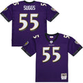 Baltimore Ravens Terrell Suggs Mitchell & Ness 2003 Legacy Replica Jersey - Purple