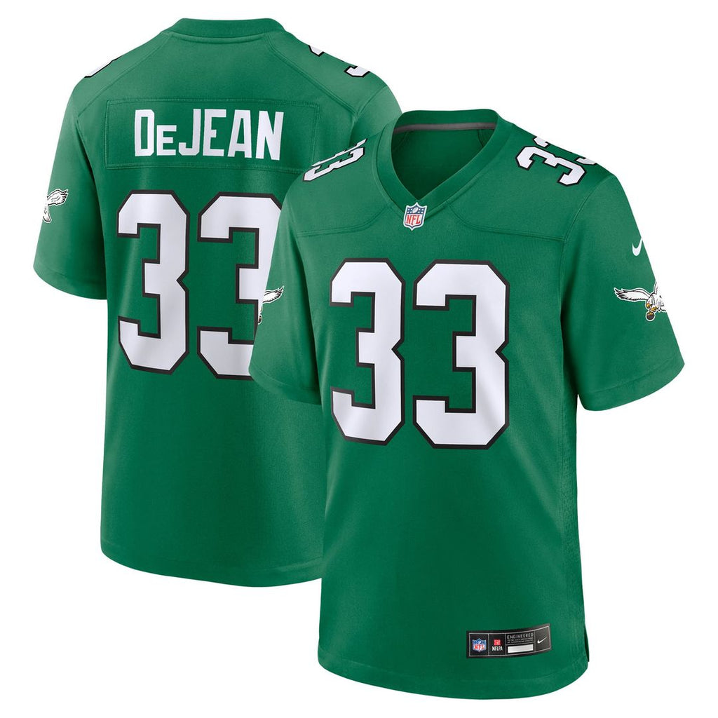 Philadelphia Eagles Cooper DeJean Nike Team Game Jersey - Midnight Green