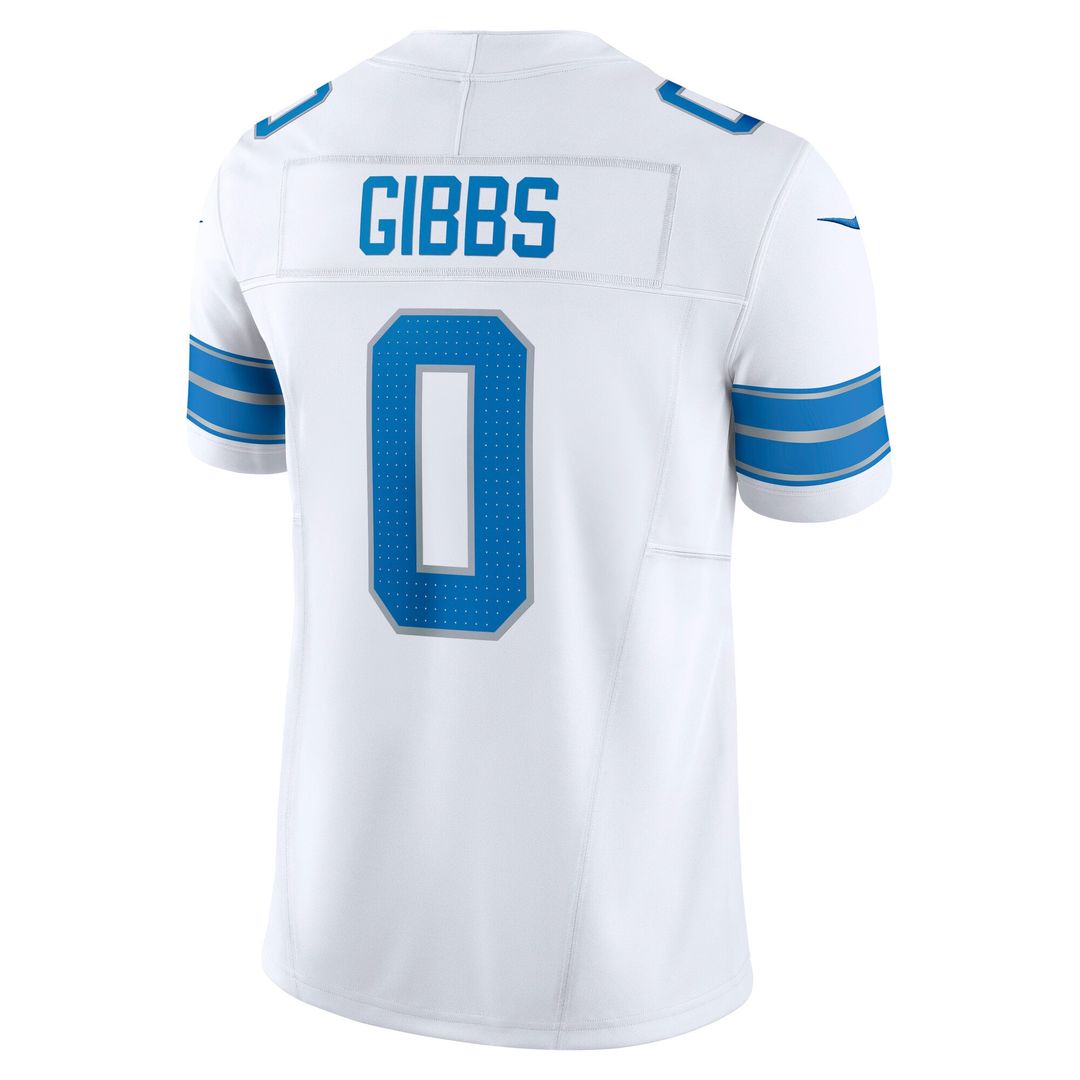 Detroit Lions Jahmyr Gibbs Nike Vapor F.U.S.E. Limited Jersey - White