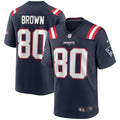 New England Patriots Troy Brown Nike Game Retired Player Jersey - Navy