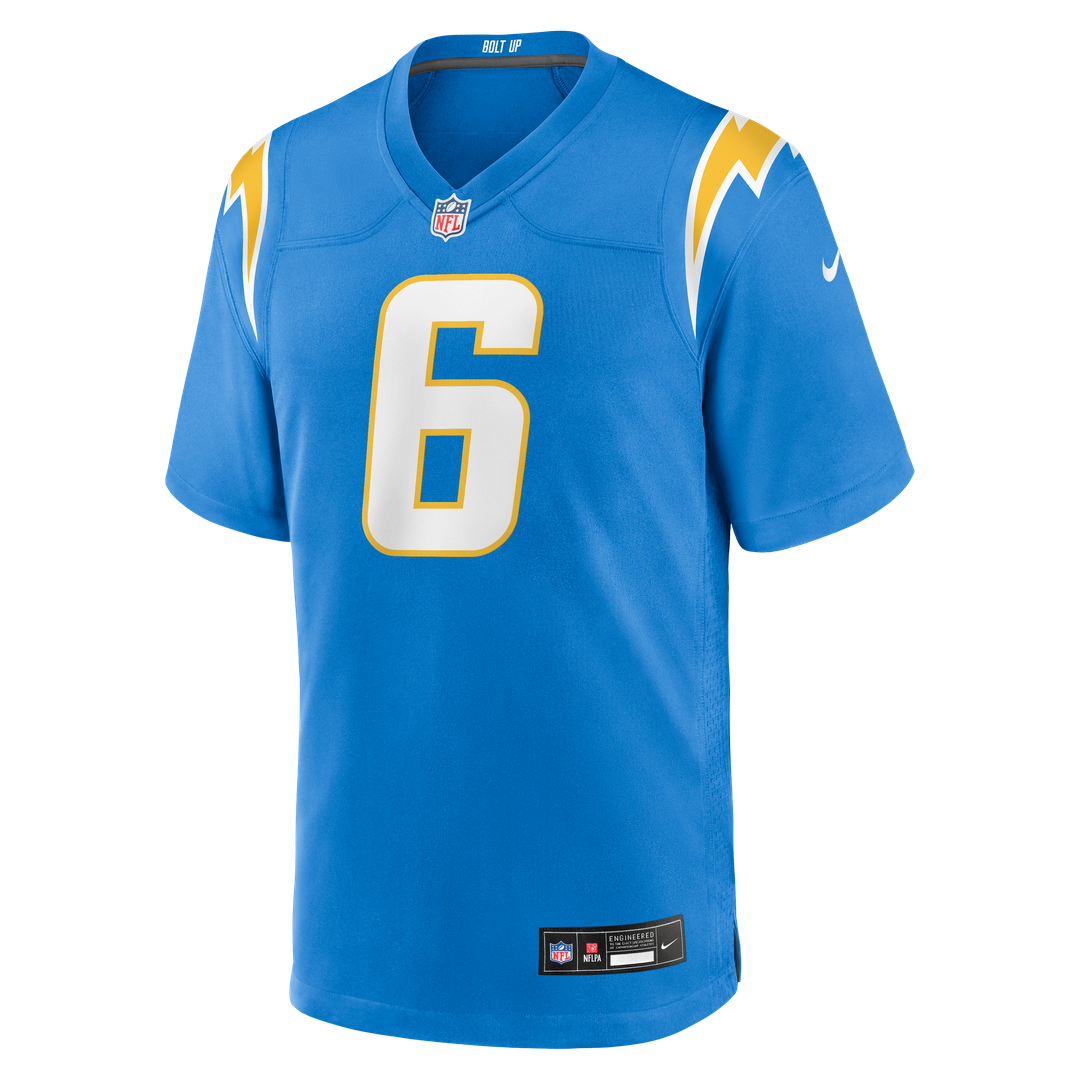 Los Angeles Chargers Denzel Perryman Nike Team Game Jersey - Powder Blue