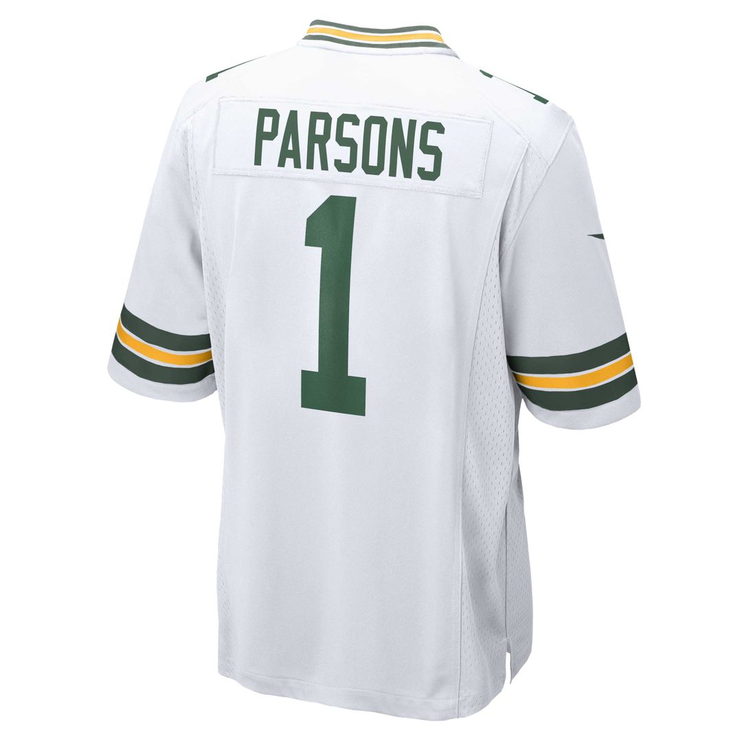 Green Bay Packers Micah Parsons Nike Game Player Jersey - White