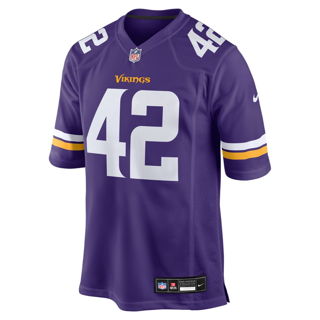 Minnesota Vikings Andrew DePaola Nike Game Jersey - Purple