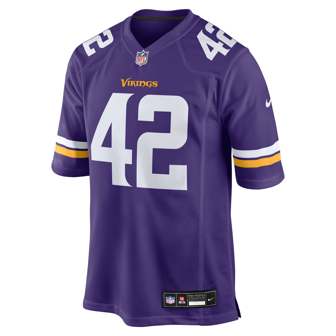 Minnesota Vikings Andrew DePaola Nike Game Jersey - Purple