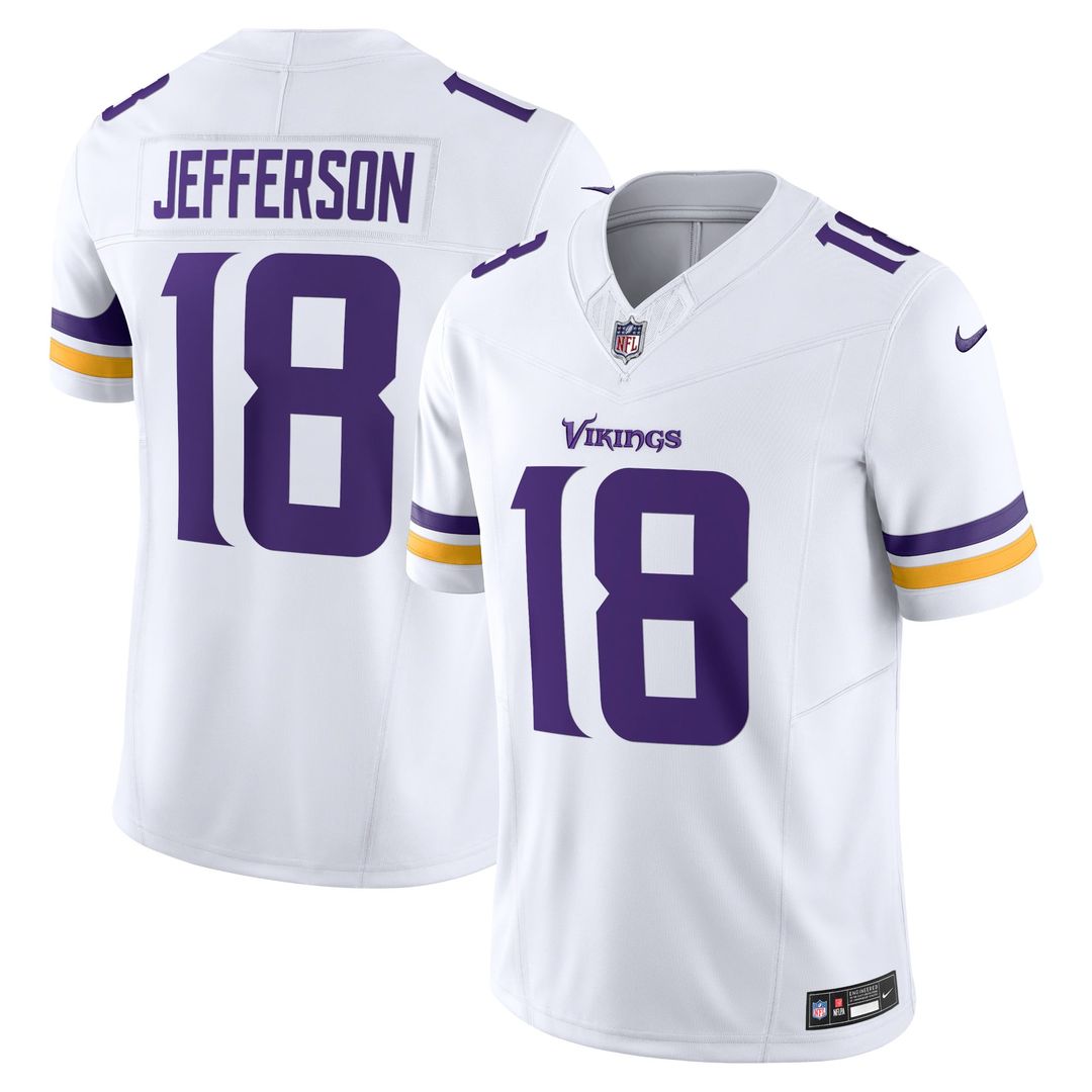 Minnesota Vikings Justin Jefferson Nike Vapor F.U.S.E. Limited Jersey - White