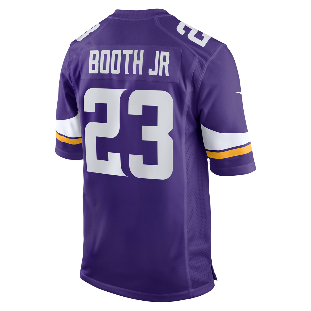Minnesota Vikings Andrew Booth Jr. Nike Player Game Jersey - Purple