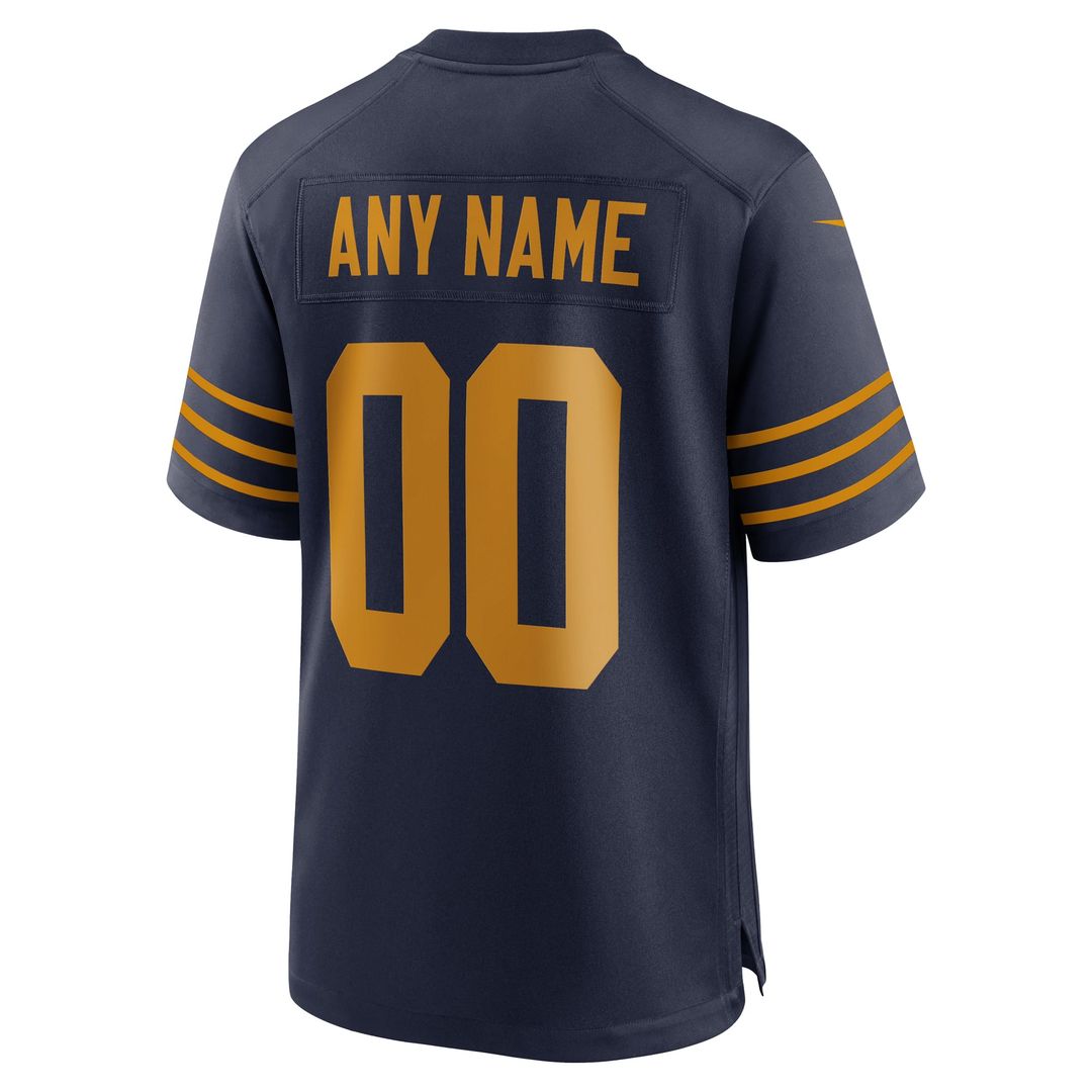 Green Bay Packers Nike The 1923 Classic Game Custom Jersey - Navy