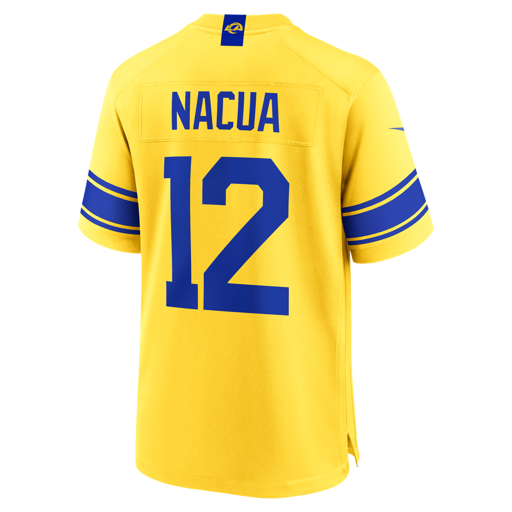 Los Angeles Rams Puka Nacua Nike White Game Player Jersey - White