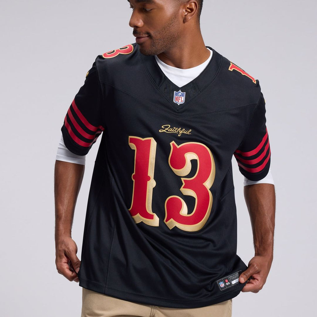 San Francisco 49ers Brock Purdy Nike Rivalries Collection Stitched Limited Jersey - Black