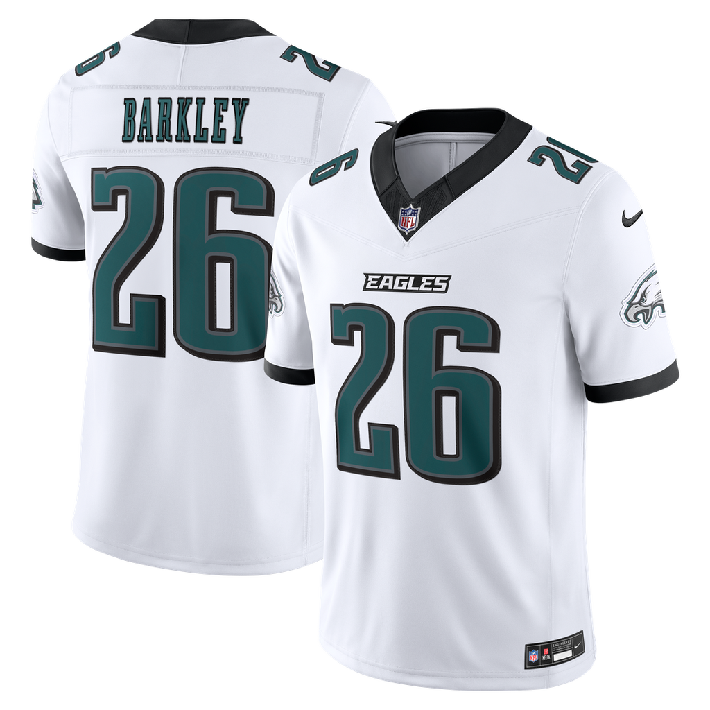 Philadelphia Eagles Saquon Barkley Nike Alternate Vapor F.U.S.E. Stitched Limited Jersey - Black