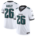 Philadelphia Eagles Saquon Barkley Nike Vapor F.U.S.E. Stitched Limited Jersey - White