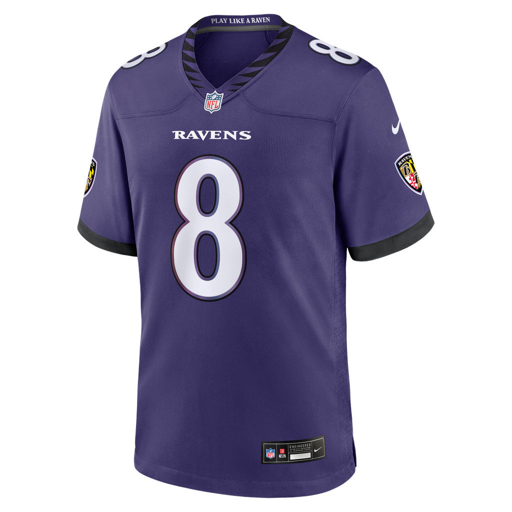 Baltimore Ravens Lamar Jackson Nike Team Game Jersey - Purple
