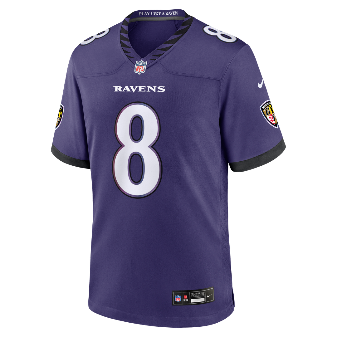 Baltimore Ravens Lamar Jackson Nike Team Game Jersey - Purple