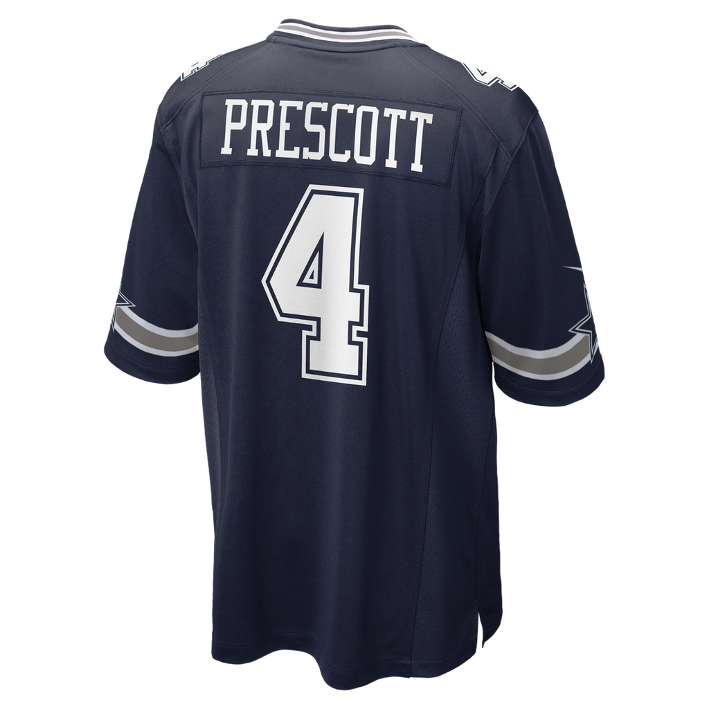Dallas Cowboys Dak Prescott Nike Game Team Jersey - Navy