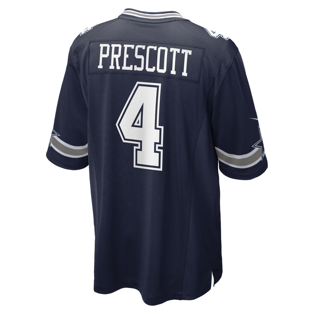 Dallas Cowboys Dak Prescott Nike Game Team Jersey - White