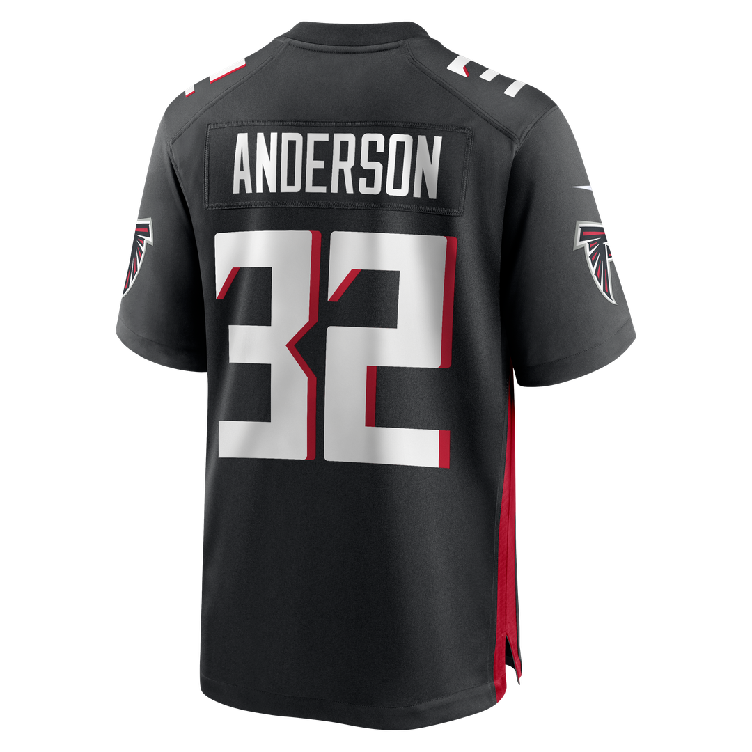 Atlanta Falcons Jamal Anderson Nike Game Retired Player Jersey - Black