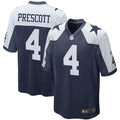 Dallas Cowboys Dak Prescott Nike Alternate Game Team Jersey - Navy