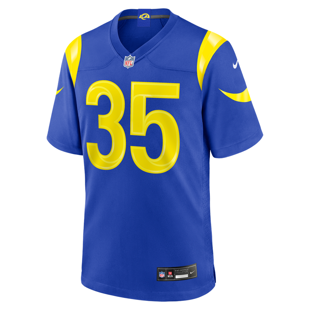 Los Angeles Rams Jaylen Watson Nike Team Game Jersey - Royal