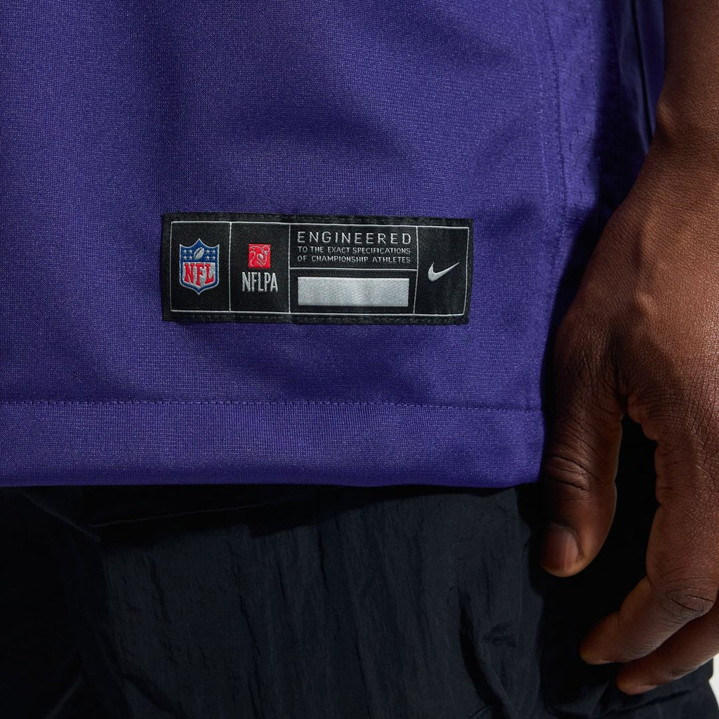 Baltimore Ravens Zay Flowers Nike Team Game Jersey - Purple