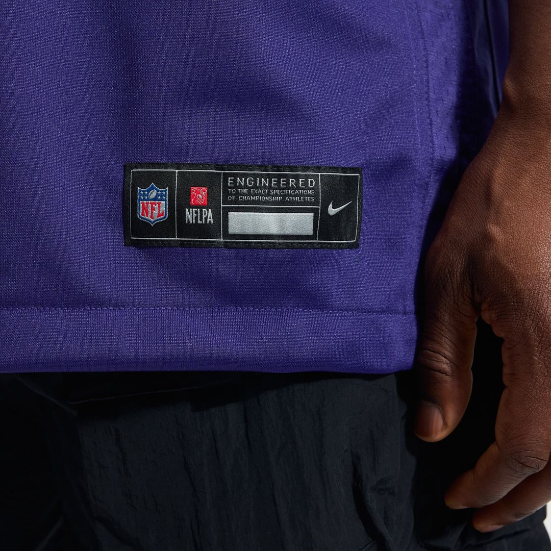 Baltimore Ravens Zay Flowers Nike Team Game Jersey - Purple