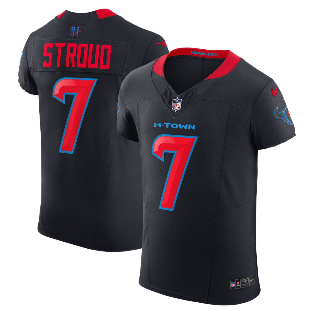 Houston Texans C.J. Stroud Nike Alternate 2 Vapor F.U.S.E. Elite Jersey - Navy