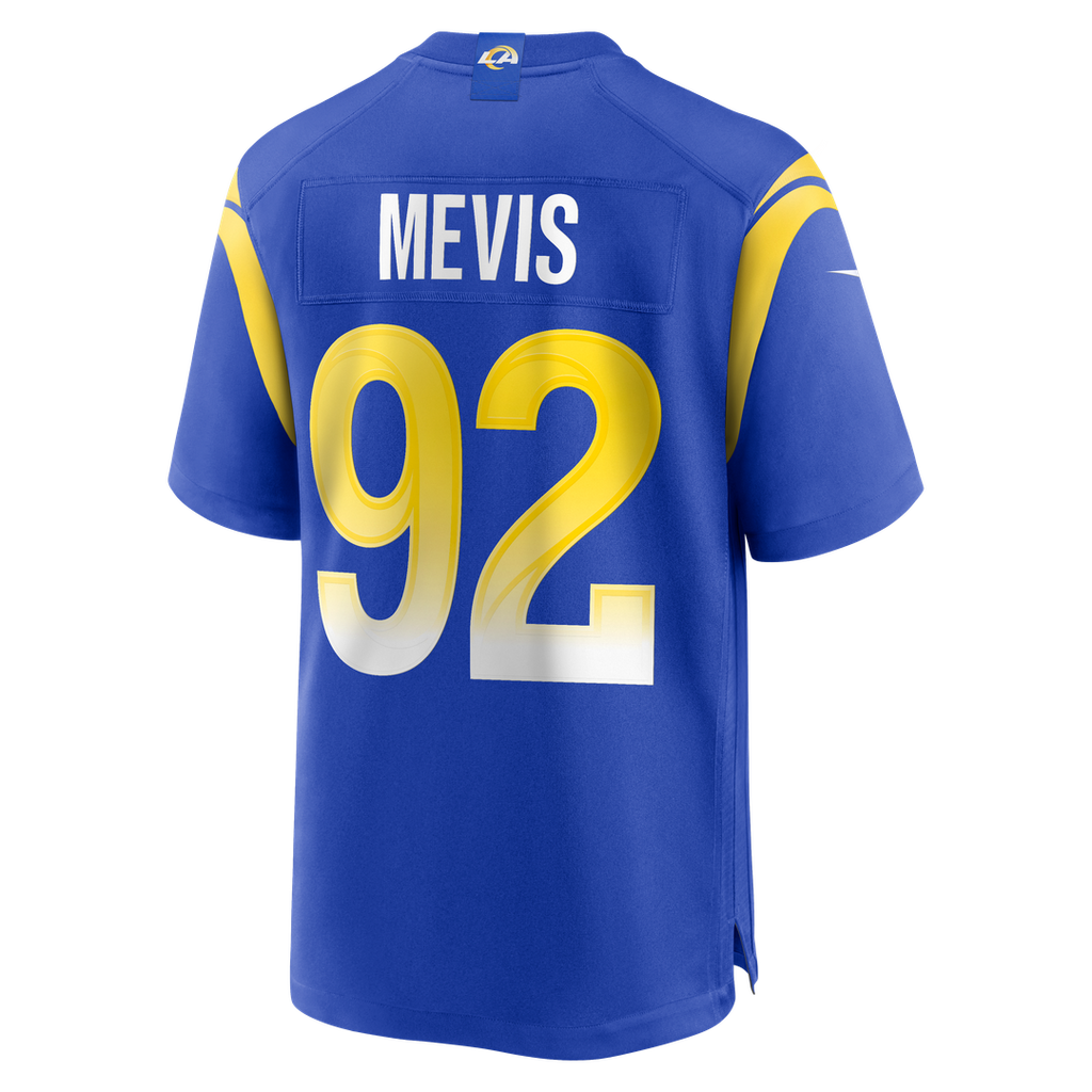 Los Angeles Rams Harrison Mevis Nike Team Game Jersey - Royal